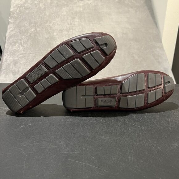 Cole Haan Wyatt Leather Bit Loafers Mens 11 M Brown Perforated Leather Driver - Picture 5 of 11